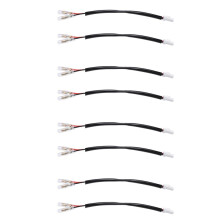 8Pcs Motorcycle Turn Signal Wiring Harness Connector Turn Signal Plug Adapter for