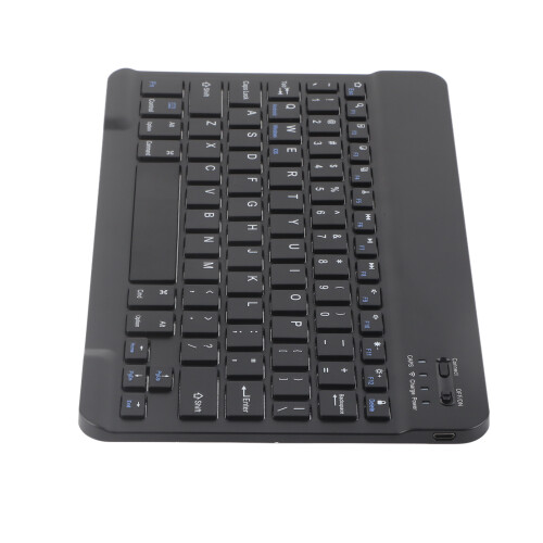 Travel-Friendly 10 Inch Bluetooth Keyboard for Android iOS Windows - Black 2