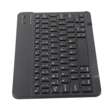 Travel-Friendly 10 Inch Bluetooth Keyboard for Android iOS Windows - Black