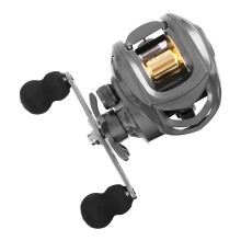 Fishing Rod Combo  Left Hand Spinning And Baitcast Reels Set, 7.2:1 Gear Ratio, Travel Lures Included