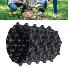 10 Stück PVC atmungsaktive Pflanzenwurzelkontrolltöpfe, 1126g, schwarz