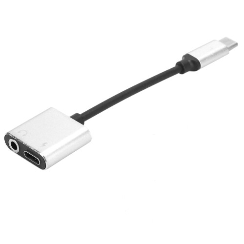 Ακουστικά USB C σε 3,5 χιλιοστά και προσαρμογέας φορτιστή Διπλή λειτουργία HiFi 1