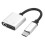 Ακουστικά USB C σε 3,5 χιλιοστά και προσαρμογέας φορτιστή Διπλή λειτουργία HiFi 3