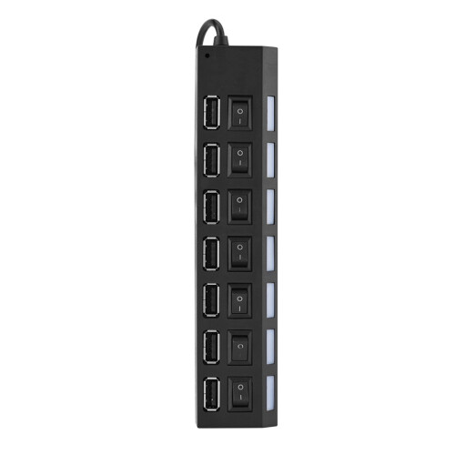 USB Hub συμβατότητας γενικής χρήσης, 7 θύρες, γρήγορη μεταφορά δεδομένων, USB υψηλής 2