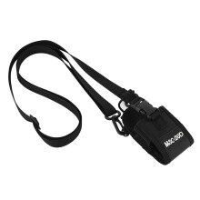 Custodia per radio walkie talkie, design 4 in 1 con tracolla regolabile e rimovibile, compatibile con cinture di servizio e luci.
