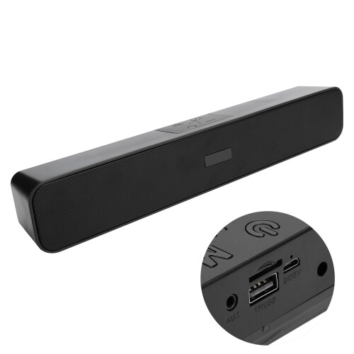 Μπάρα ήχου Bluetooth5.0 με στερεοφωνικό ήχο surround, ενσωματωμένο υπογούφερ μπάσων και 2