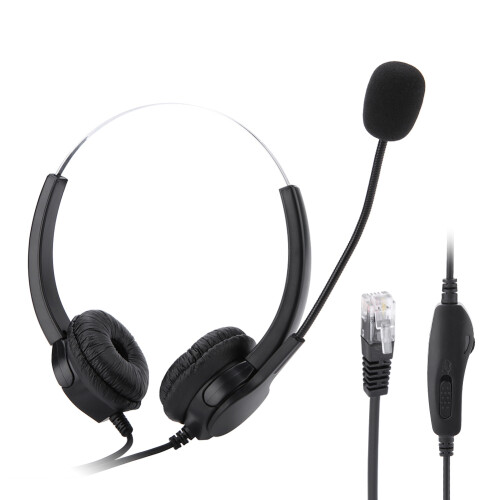 Ελαφριά ακουστικά binaural με μικρόφωνο ακύρωσης θορύβου για τηλέφωνα Cisco, 1