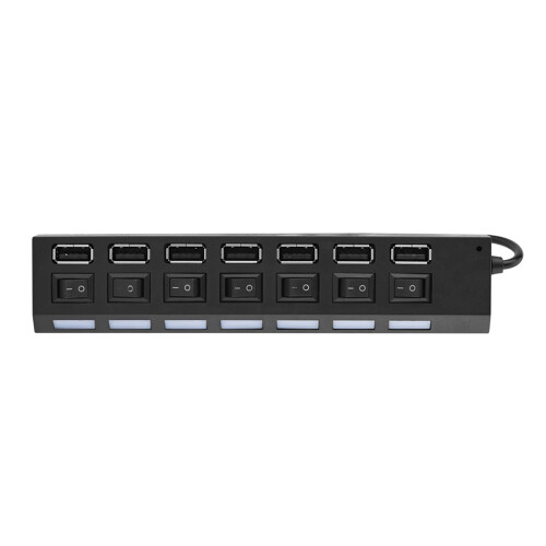 USB Hub συμβατότητας γενικής χρήσης, 7 θύρες, γρήγορη μεταφορά δεδομένων, USB υψηλής 1
