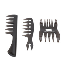 Hřeben se širokými zuby pro styling vlasů, profesionální kadeřnický hřeben s ergonomickým designem, nástroj pro hladké rozčesávání,