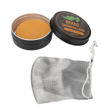 Bálsamo para barba sem perfume, condicionador facial com ingredientes naturais para domar a barba e condicionar profundamente, ajuda com