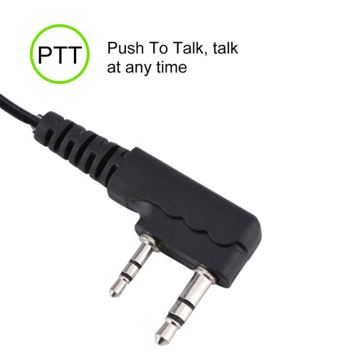 Ακουστικά Walkie Talkie με μικρόφωνο Universal2Pin ακουστικό σωλήνα ακουστικά απομόνωσης 1