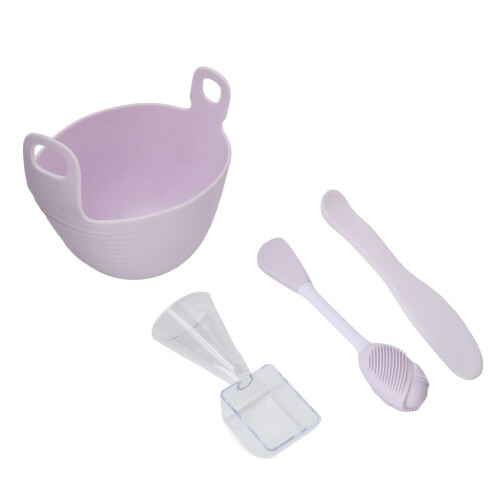 Compact Portable Mixing Bowl, Reusable Silicone Mixing Bowl For Easy Even Application, Integrated Solution With Durable Silicone Material, Multi Func 2