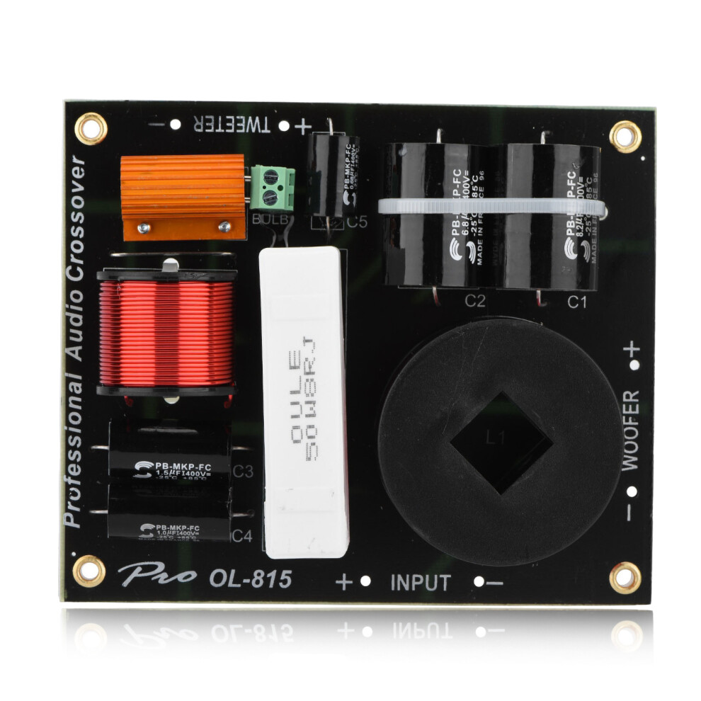 High Performance 2 Way Speaker Crossover Module, Hi Fi Audio Frequency Divider With Enhanced Bass Treble Splitting And Superior Power Handling, Suitab-image-OPC-PQ928W6-NEW