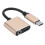 Adaptador USB-C para 3,5 mm com áudio e carregamento 2 em 1, divisor USB-C com chip DAC de alta resolução, compatível com controle de microfone e 1