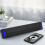 Soundbar wireless dal design compatto, con doppio driver e subwoofer integrato, ideale per casa, ufficio, gaming e utilizzo multimediale. 3
