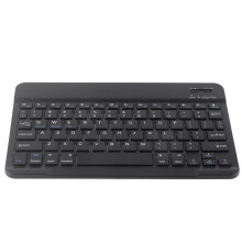 10-Zoll kabellose Bluetooth-Tastatur, Schwarz, leicht, ultrabreit, 40 Stunden Nutzungsdauer