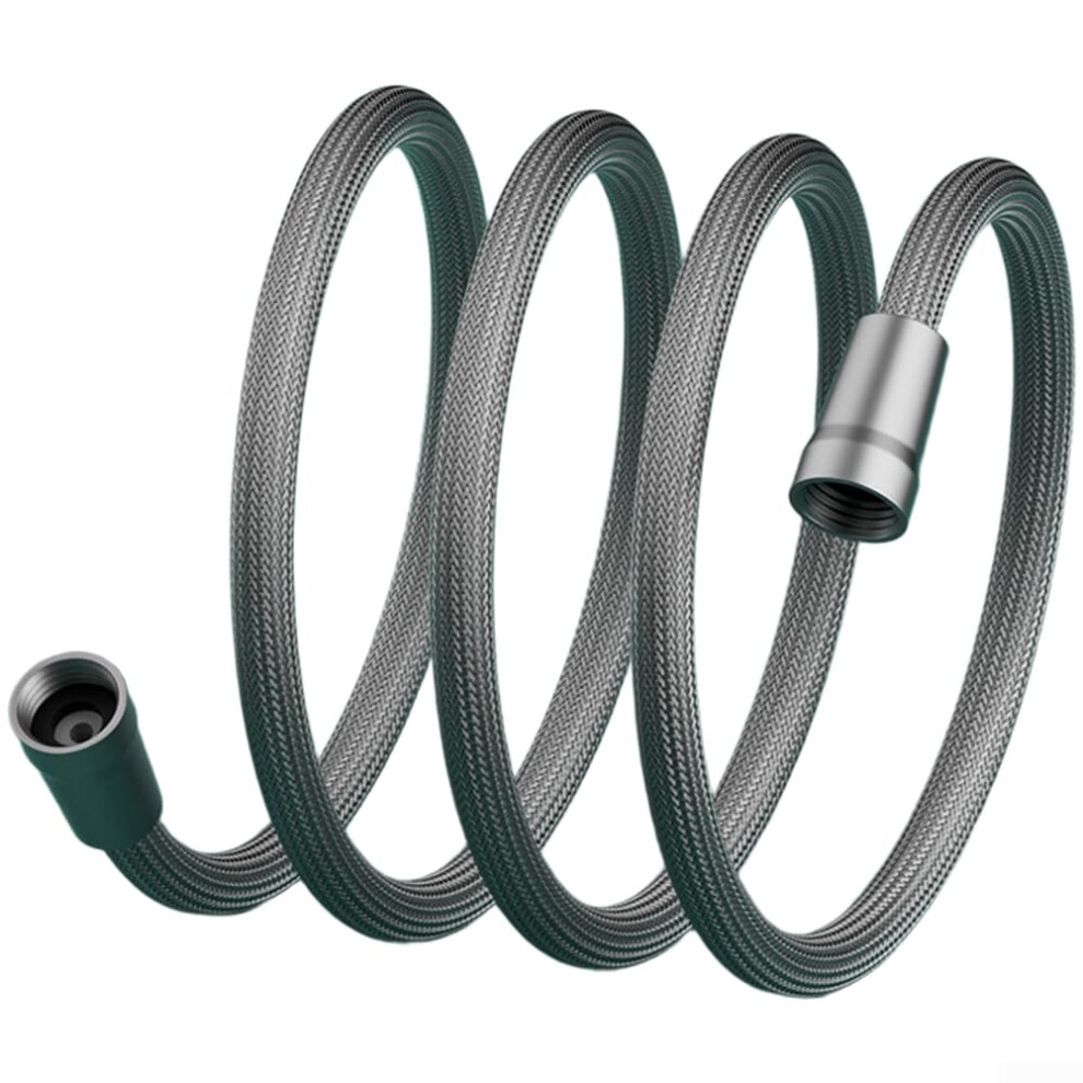 Nylon For Braided Shower Hose 4Inch Standard Interface Explosionproof Reinforced Tube Gray Version 2M 9187378807897