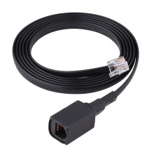 Stabiles Kommunikationssignal-Verlängerungskabel, kompatibel mit Icom Kenwood Funkgeräten, Staubschutzhülle, robustes, elastisches PVC-Kabel für