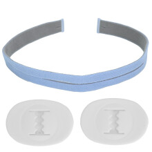 Duurzame vervangende CPAP-hoofdband voor AirFit P10, ultracomfortabele band met zacht elastisch materiaal, wasbaar en verstelbaar ontwerp voor een