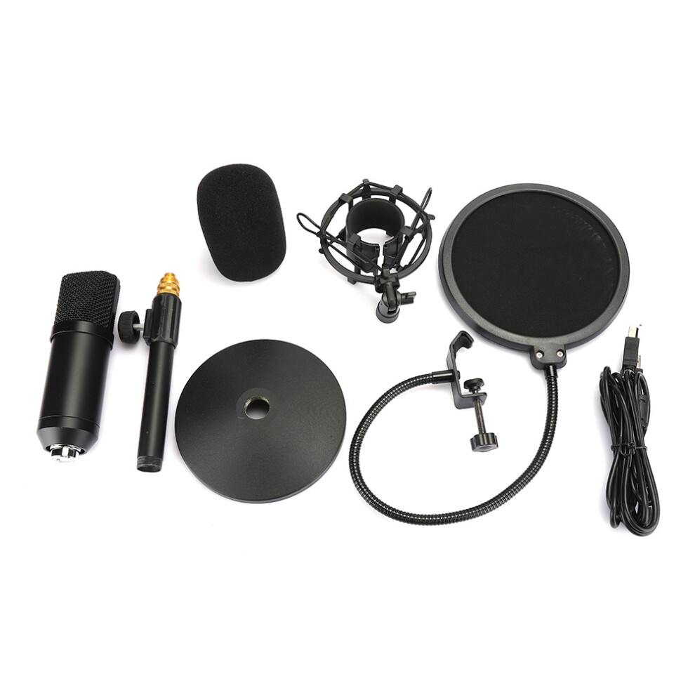 Podcast Microphone With Xlr Port Eliminate Background Noise Cardioid Pickup Plug And Play Setup Shockproof Frame Broad Frequency Response Heavy Duty 9159805539602