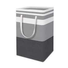 Collapsible Tall Waterproof Laundry Hamper with Handles, Large Capacity Basket for Clothes Bedroom