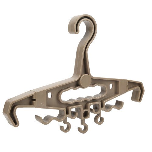 Cintre industriel en plastique 41x30x3cm beige robuste 1