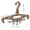Multipurpose Plastic Hanger with Removable Hooks for Hunting 6
