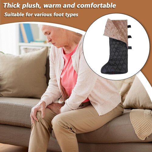 Winter Leg Covers Windproof Protective Socks Thick Cast Foot Covers Size 16 1