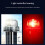 Marine Navigation Light Solar Fishing Net Marker with Automatic Control Waterproof Brightness LED Red 4