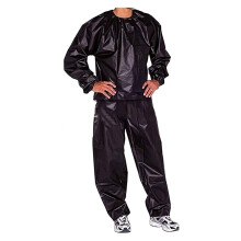 Sauna Sweat Men And Women FullZip Cap HeavyDuty PVC Fitness Clothing AntiRip Noir XL Sauna Suit WeightLoss Sweat