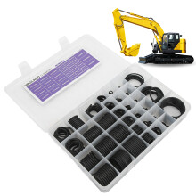Kit de juntas tóricas 447 piezas SH Excavadora tamaño negro