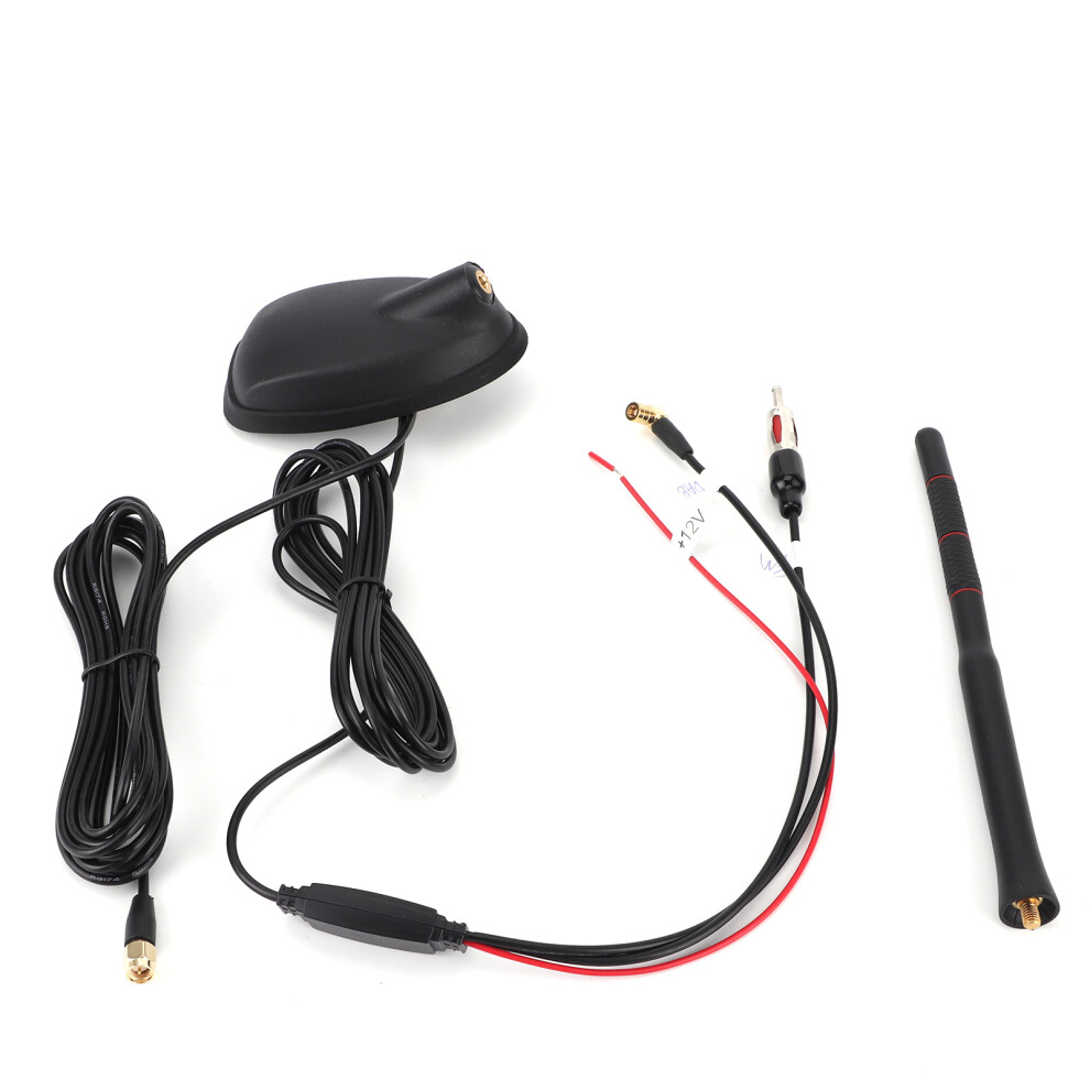Car Dab+ Gps Fm Antenna Active Amplified Top Roof Mount Waterproof Dustproof 8161382518513
