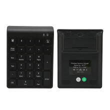 High-Precision 27 Key Bluetooth Keypad with Fast Data Transfer in Black
