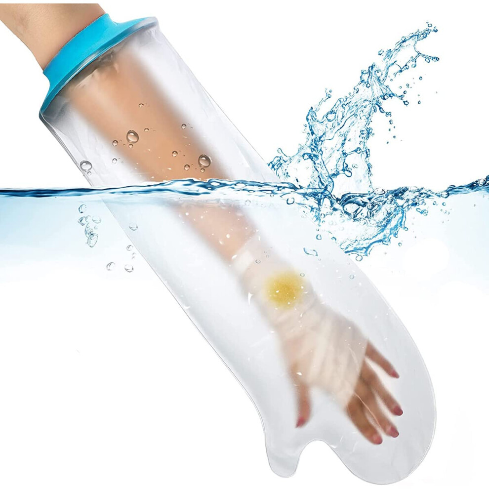 Waterproof Arm Cast Cover For Shower, Watertight Hand Sleeve, Reusable Wound Cast Cover, Size Adult Short Arm