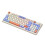 Wireless Bluetooth Mechanical Gaming Keyboard White RGB Backlight Dual Wireless Modes Ergonomic 1