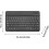 Wireless Bluetooth Keyboard Slim Rechargeable Quiet Ergonomic MultiDevice Compact Design Black 4