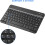 Wireless Bluetooth Keyboard Slim Rechargeable Quiet Ergonomic MultiDevice Compact Design Black 5