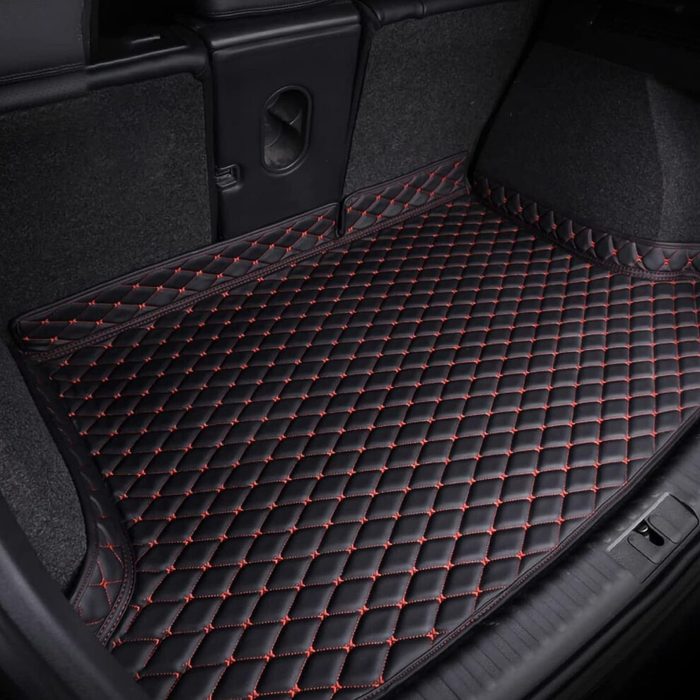 Car Boot Protector For Acura Rdx 20192021 Trunk Liner Waterproof Nonslip Easy To Clean Black/Red 9382693138538