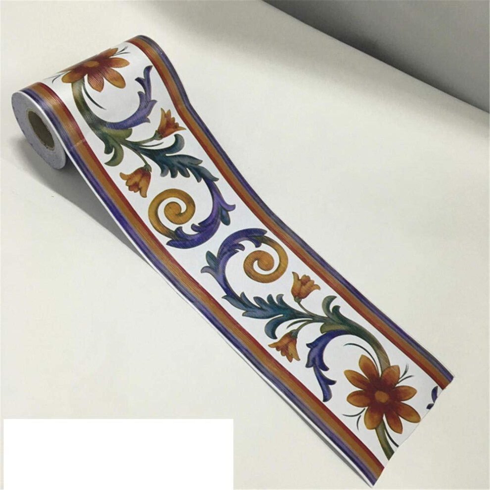 Peel And Stick Wallpaper Border Multicolor 10.6 Cm X 10 M Self Adhesive Vinyl Border 9347817519082