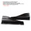 Rear Bumper Diffuser Lip Side Skirts 2pcs Glossy Black Universal Easy Mounting 12