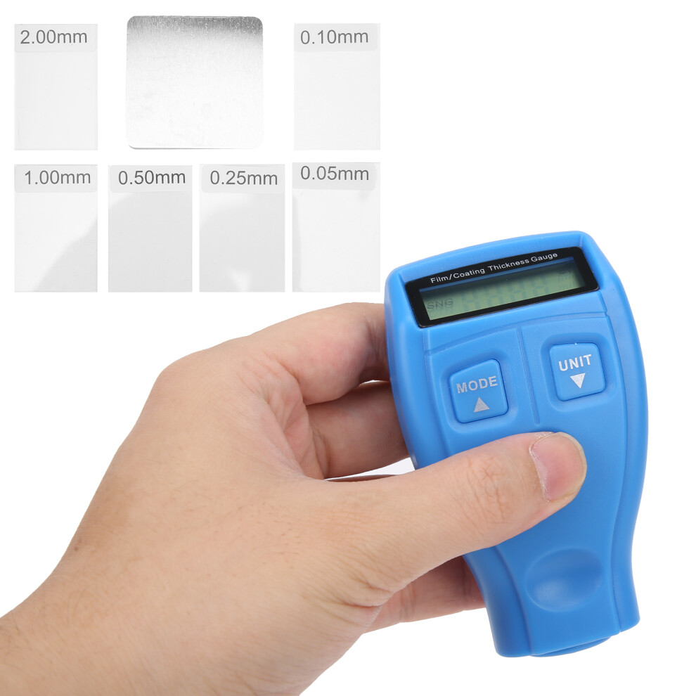 Gm200 Blue Coating Thickness Gauge For Automotive Paint, 0-1.80Mm 4381378928902