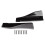 Rear Bumper Diffuser Lip Side Skirts 2pcs Glossy Black Universal Easy Mounting 2