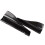 Rear Bumper Diffuser Lip Side Skirts 2pcs Glossy Black Universal Easy Mounting 9