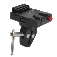 V Lock Akku Befestigungsplatte D-Tap Adapter 14,8V Schwarz 1,4cm