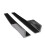 17.7x3.3in Glossy Black Side Winglet Wing Diffuser Car Body Kit ABS 6