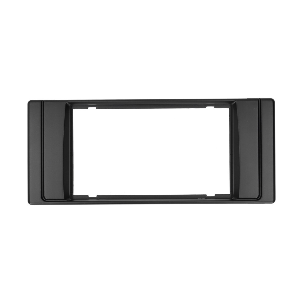 2Din Car Radio Fascia Trim For 5 Series E39/X5 E53 Easy Fit Black 6931378929355