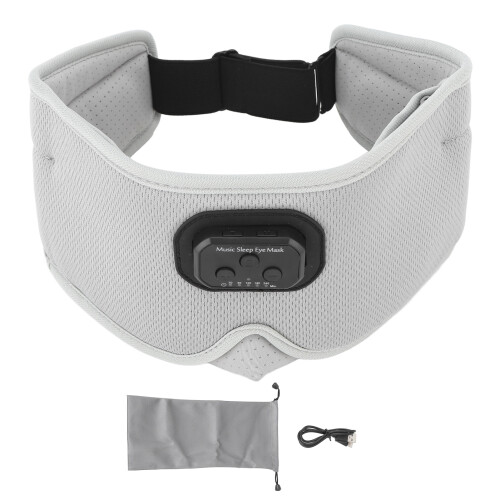 Bluetooth 5.2 Schlafkopfhörer mit 20h Akku, Grey Ice Silk 1