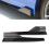 17.7x3.3in Glossy Black Side Winglet Wing Diffuser Car Body Kit ABS 10
