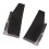 17.7x3.3in Glossy Black Side Winglet Wing Diffuser Car Body Kit ABS 11
