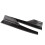 17.7x3.3in Glossy Black Side Winglet Wing Diffuser Car Body Kit ABS 5
